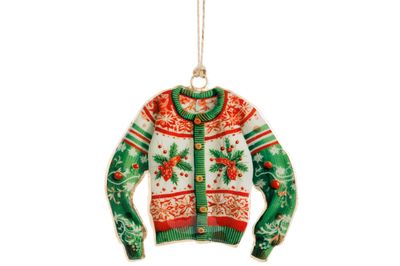 Hanger vintage sweater rood groen 