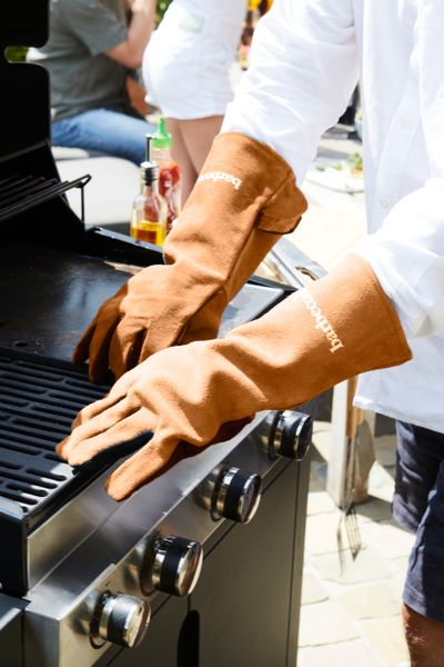 Set de 2 gants en cuir souple