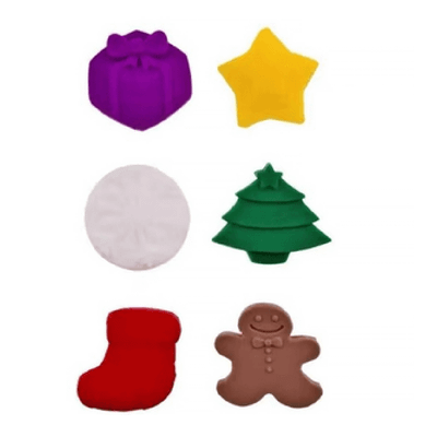 Set van 6 glasmarkers