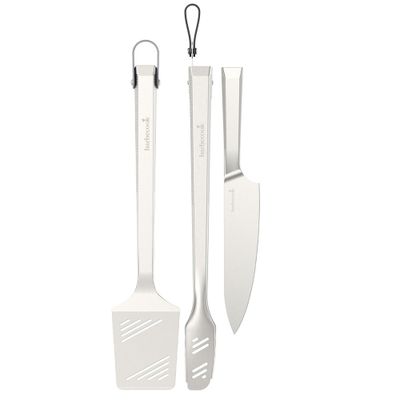 Premium set van 3 stuks (spatel - tang - mes)