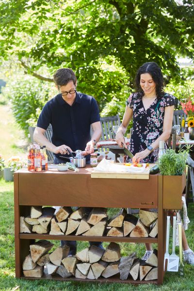 Buddy pour Nestor acier corten