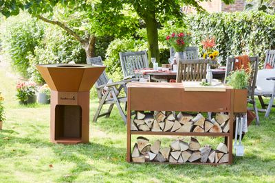 Buddy pour Nestor acier corten