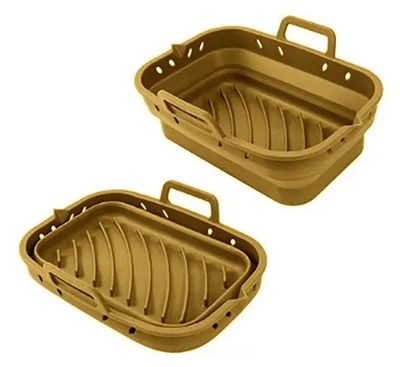 Opvouwbare airfryer bakvorm