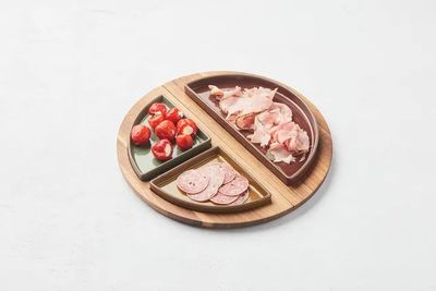 Sharing set met serveerplank