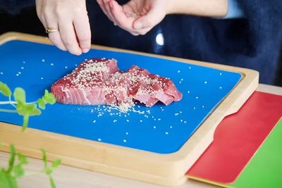 Planche à découper avec 4 inserts 