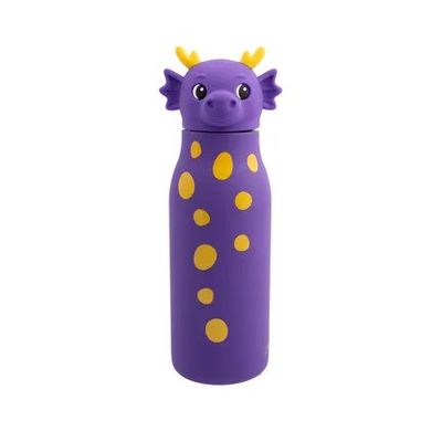 Bouteille à double paroi avec paille zigo 350ml