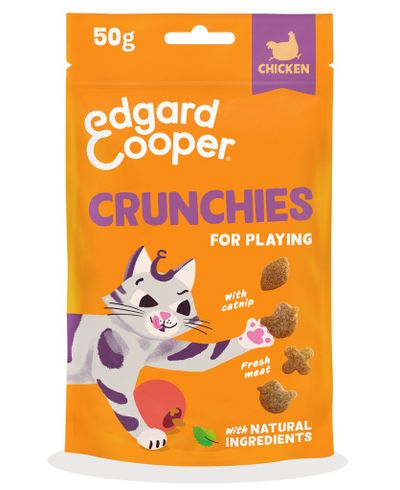 Kattensnack crunchies kip