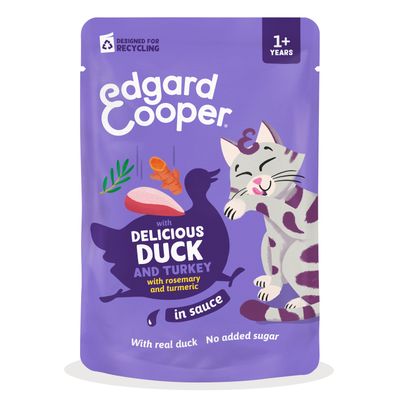 Ec canard & dinde en sauce sachet 85g