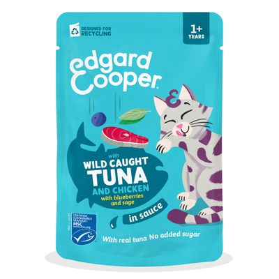 Ec thon & poulet en sauce sachet 85g