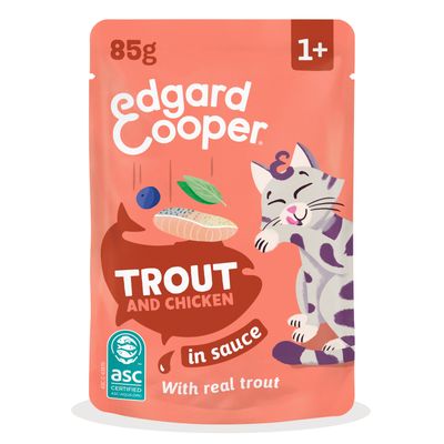 Ec truite & poulet en sauce sachet 85g