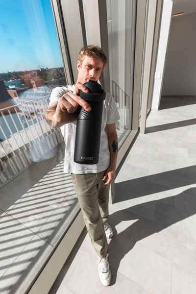 Gourde dupla insulated 1000ml black raven