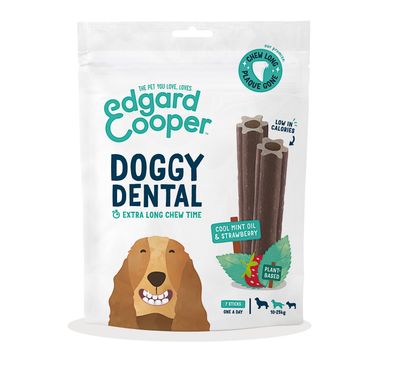 Edgard & cooper, dental pour chien à la fraise et à la menthe, 160g