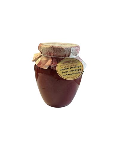 Aardbei champagne confituur
