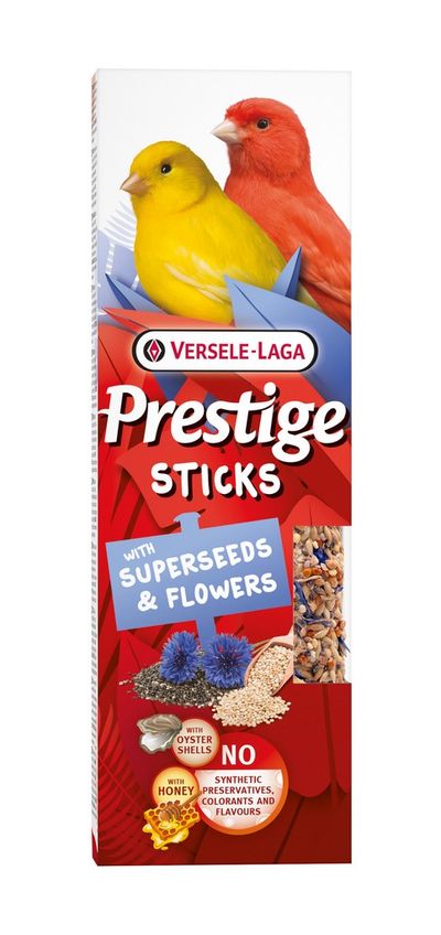 Prestige sticks canaris avec super graines & fleurs - 2 pièces 60g