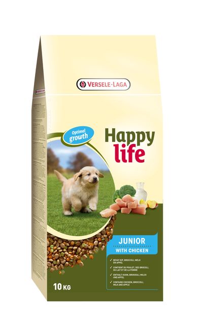 Happy life Junior met Kip 10kg