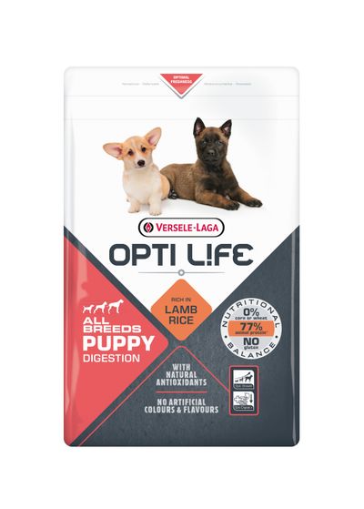 Hondenbrokken opti life puppy digestion all breeds 2,5kg