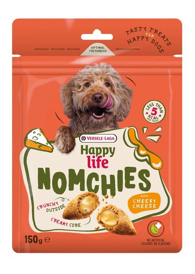 Hondensnackshappy life nomchies cheese 150g