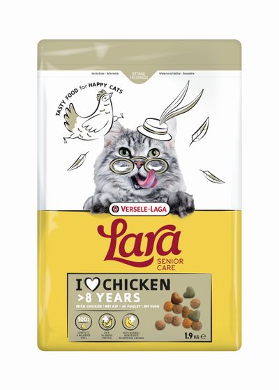 Kattenbrokken lara senior care with chicken 1,9kg