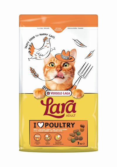Kattenbrokken lara adult with chicken-turkey 7kg