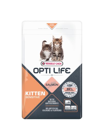 Kattenbrokken opti life kitten sensitive 1kg