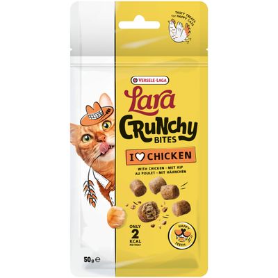 Kattensnackslara crunchy bites with chicken happy teeth treats 50g
