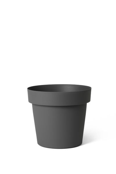 Pot rond happy 20 cm anthracite