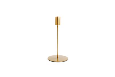 Kandelaar 10xH20cm metaal goud Pillar