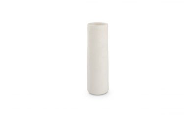 Vaas 10xH30cm wit Cone