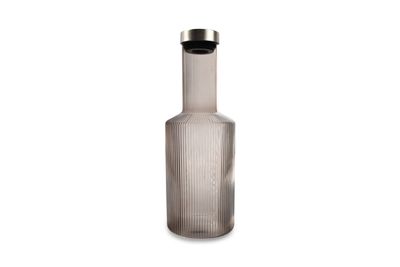 Fles met dop 100cl smoked ray
