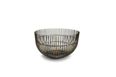 Draadmand 21xh12 vintage goud