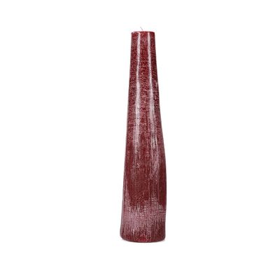 Kaars twig rood h39,5