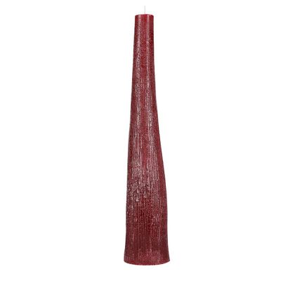 Kaars twig rood h49