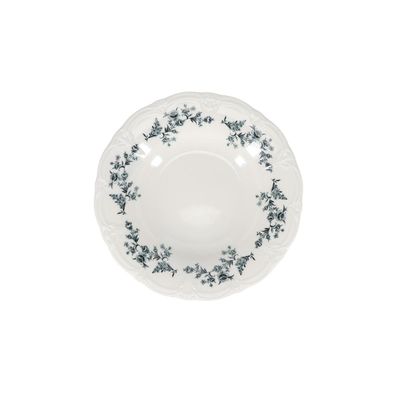 Diep bord black flower retro