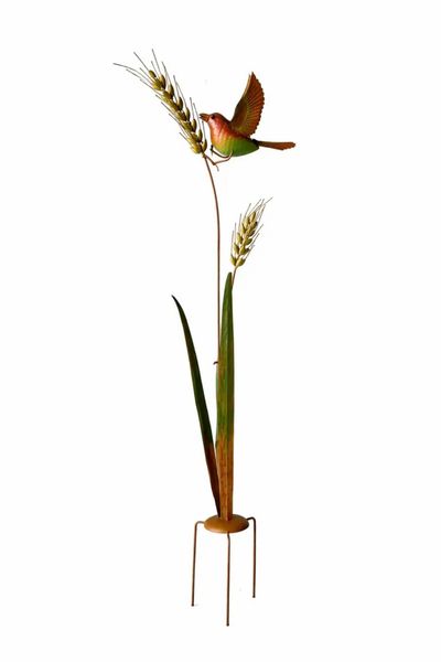 Vogel op riet