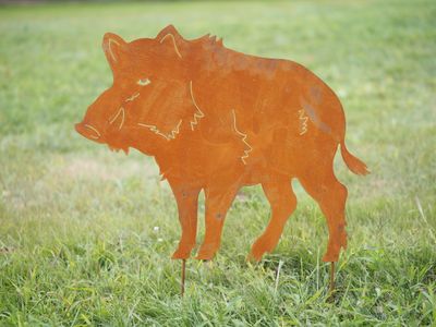 Piquet de jardin sanglier