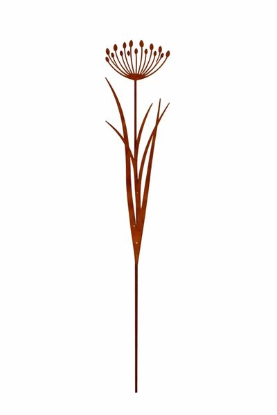 Tuinsteker bloem in 2D