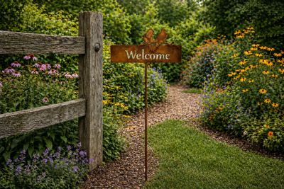 Tuinsteker Welcome