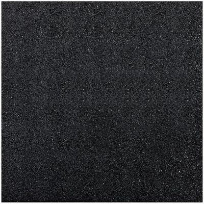 Rubberen tegel zwart 50x50x2,5cm