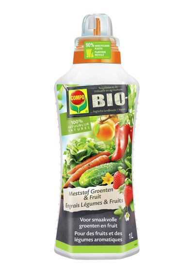 Bio vloeibare meststof groenten en fruit 1 liter
