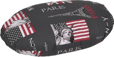 Kussen metropool + rits 70x56x8cm