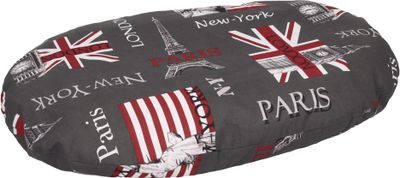 Kussen metropool + rits 80x62x8cm