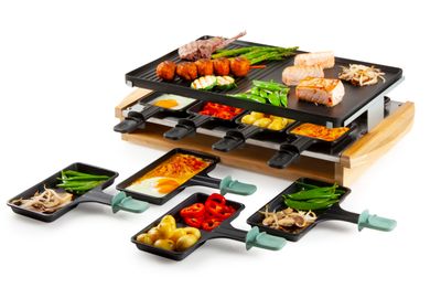 Raclette-gril Bambou