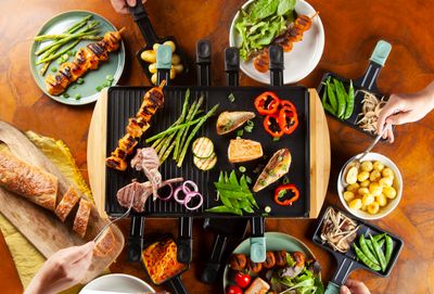 Raclette-gril Bambou