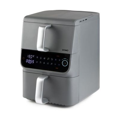 Airfryer double fry zone verticaal 3,5+6,5l