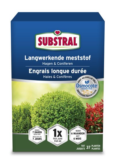 Langwerkende meststof voor hagen en coniferen Osmocote 750g