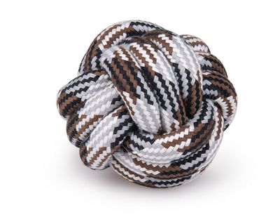 Hondenspeeltje: geknoopte bal