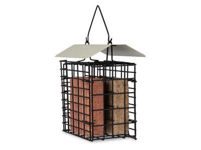 Support double métal pour pain de graisse