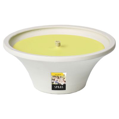 Bougie citronelle en pot terre cuite  - Lemon Breeze