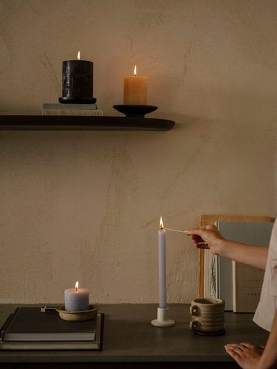  rustieke pillarkaars