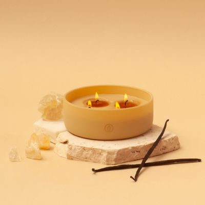 Glow bougie parfumée 4 mèches shimmering smile